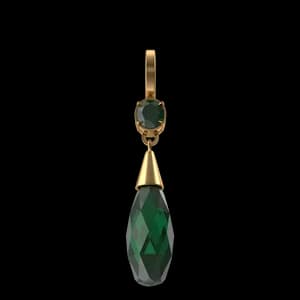 Green Crystal Earring